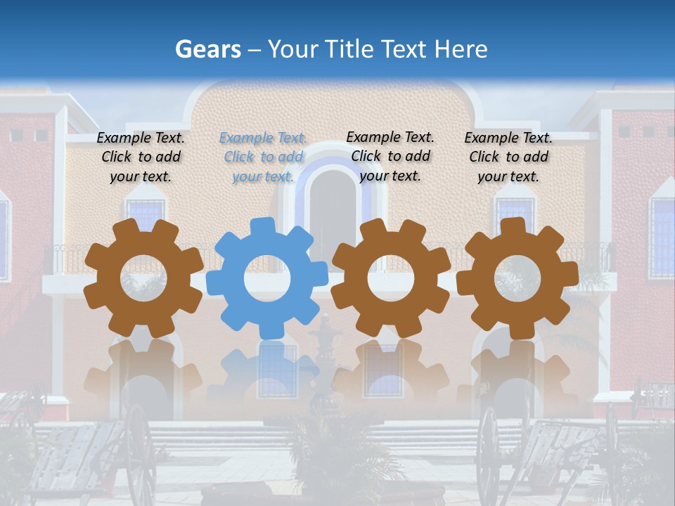 La Hacienda, Mayan Riviera. PowerPoint Template