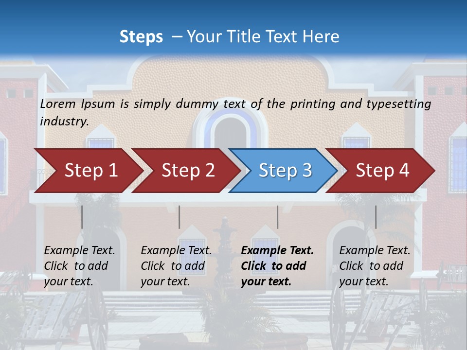 La Hacienda, Mayan Riviera. PowerPoint Template