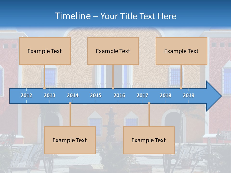 La Hacienda, Mayan Riviera. PowerPoint Template