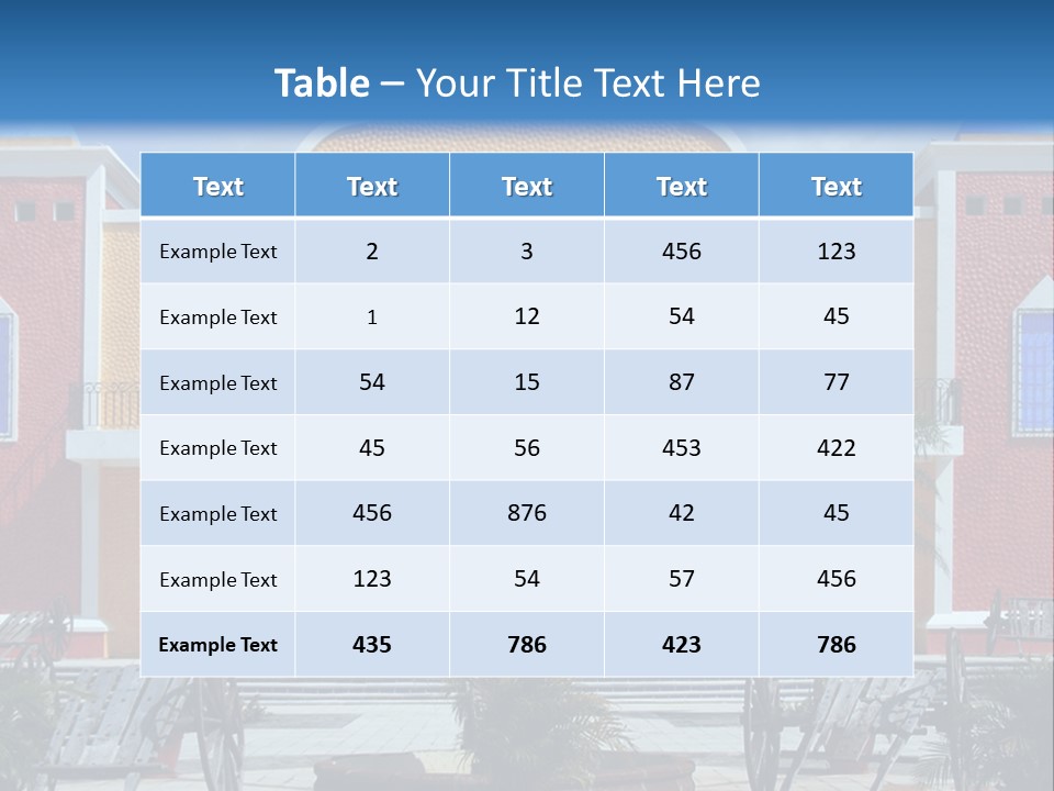 La Hacienda, Mayan Riviera. PowerPoint Template