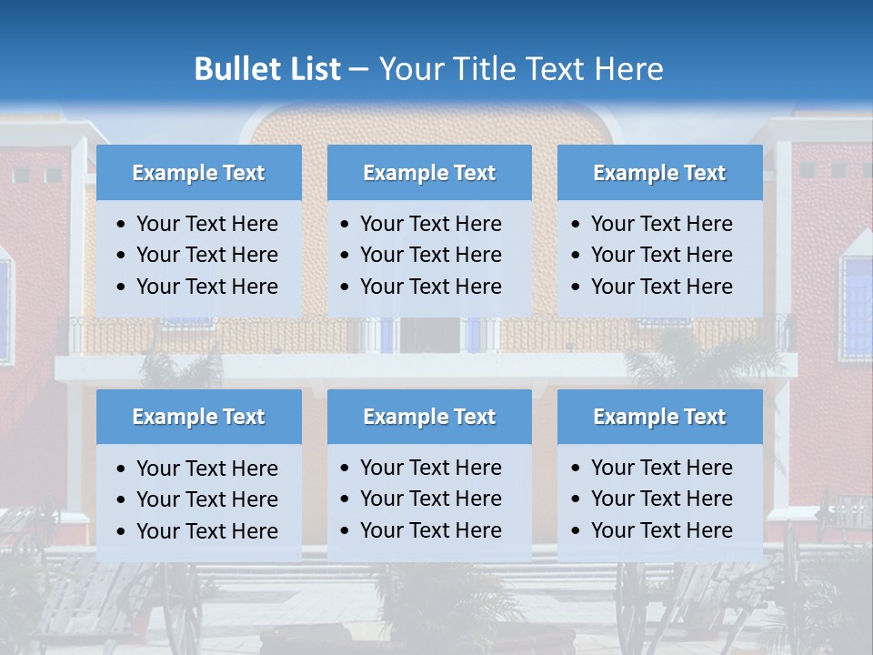 La Hacienda, Mayan Riviera. PowerPoint Template