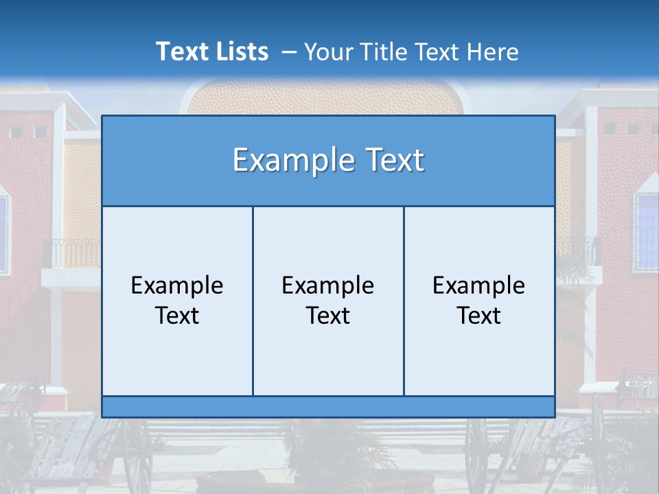 La Hacienda, Mayan Riviera. PowerPoint Template