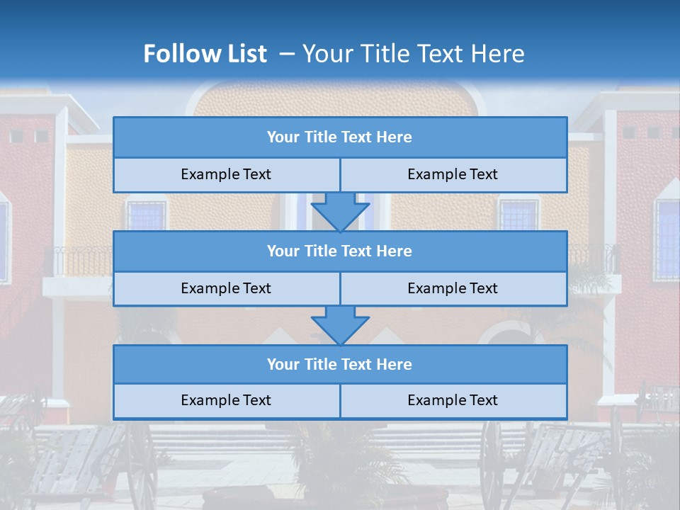 La Hacienda, Mayan Riviera. PowerPoint Template