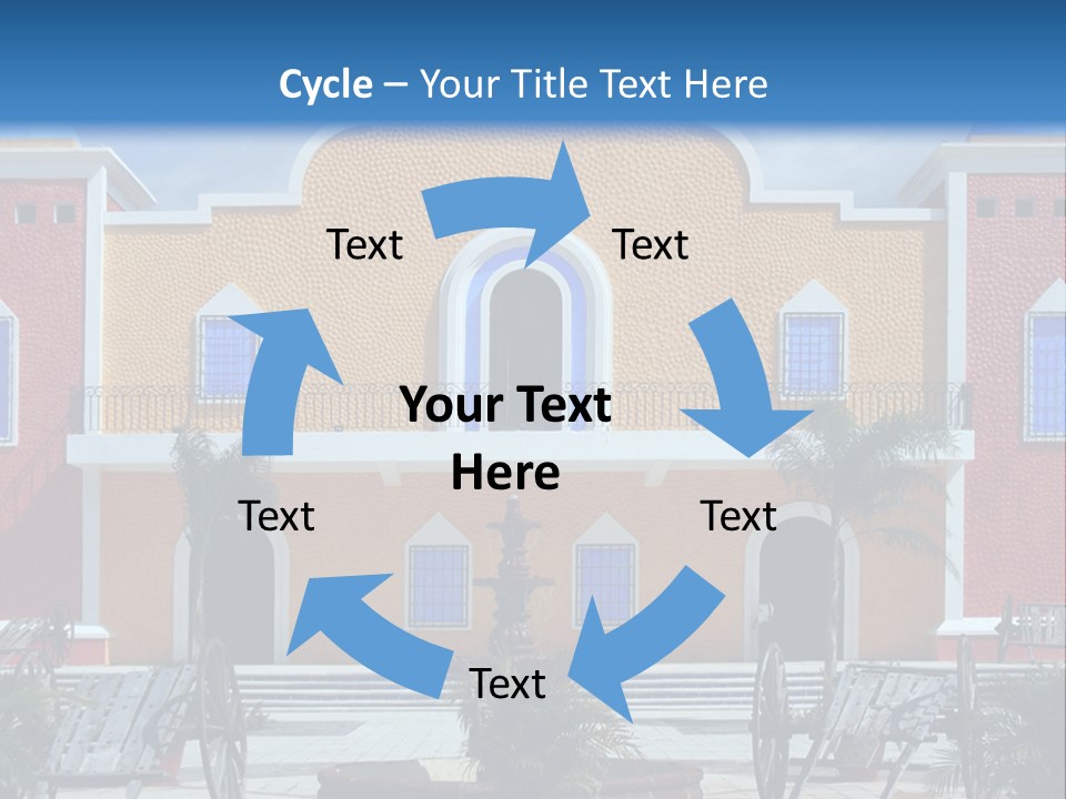 La Hacienda, Mayan Riviera. PowerPoint Template