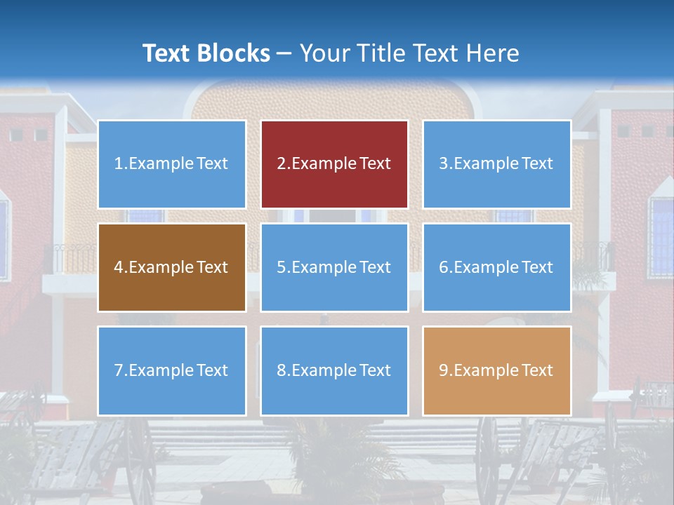 La Hacienda, Mayan Riviera. PowerPoint Template