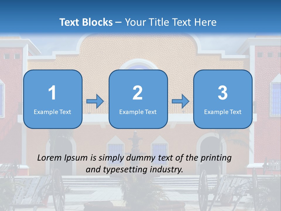 La Hacienda, Mayan Riviera. PowerPoint Template