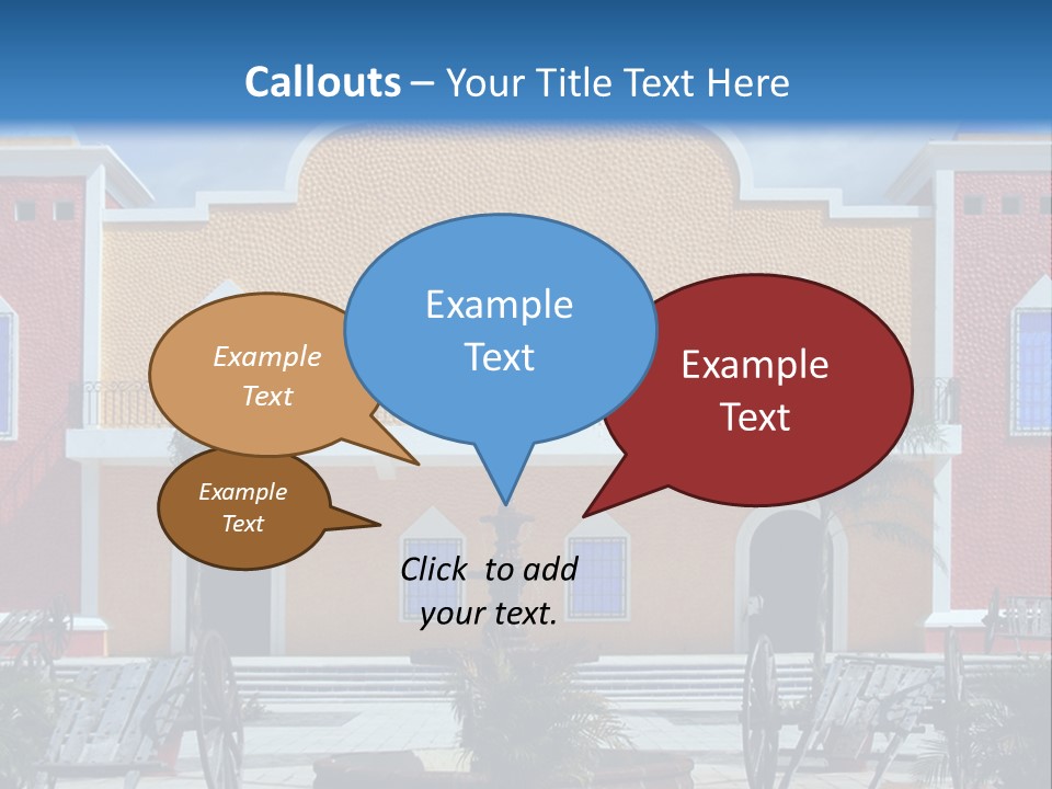 La Hacienda, Mayan Riviera. PowerPoint Template