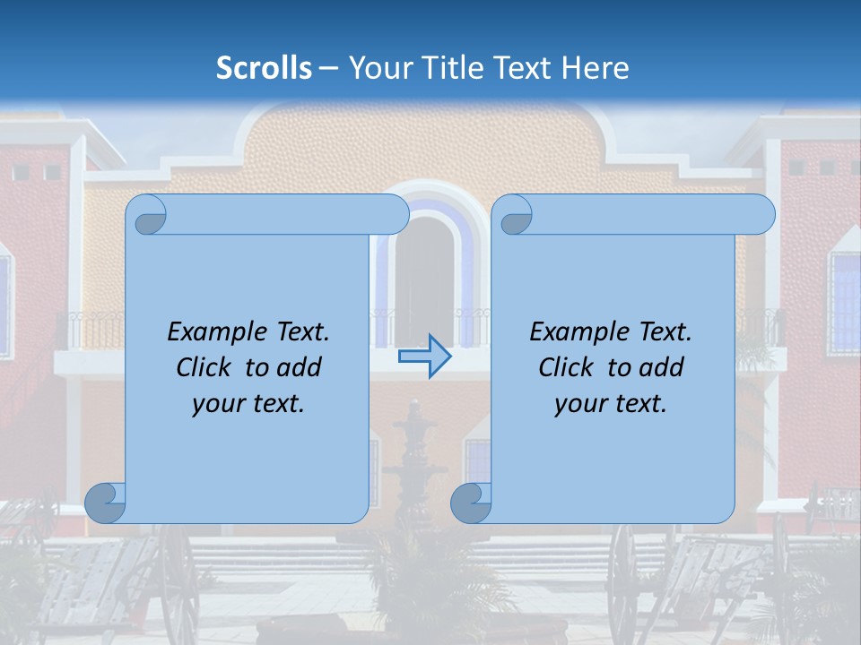 La Hacienda, Mayan Riviera. PowerPoint Template