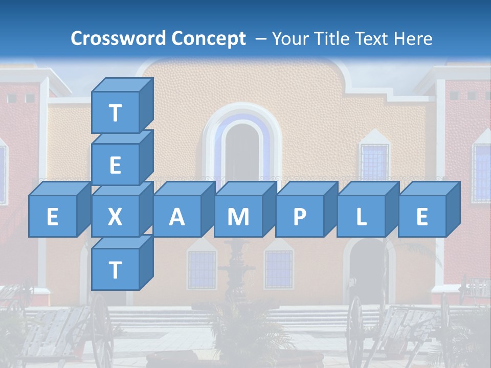 La Hacienda, Mayan Riviera. PowerPoint Template