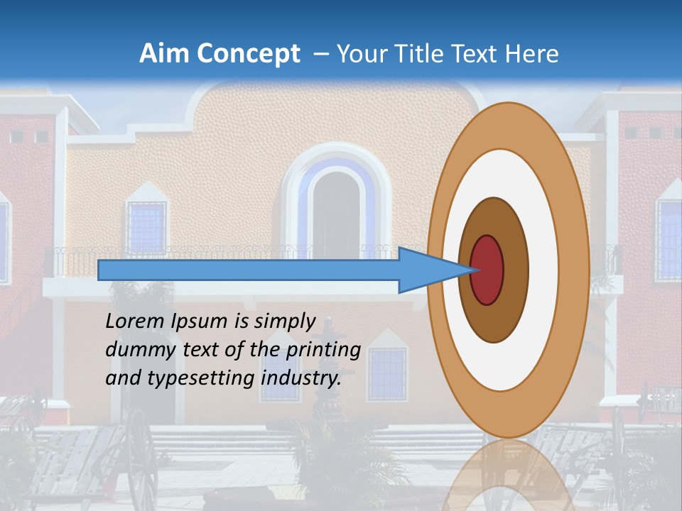 La Hacienda, Mayan Riviera. PowerPoint Template