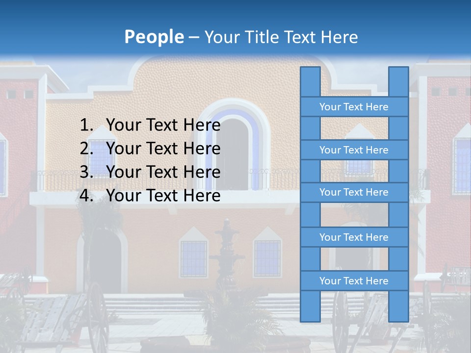 La Hacienda, Mayan Riviera. PowerPoint Template