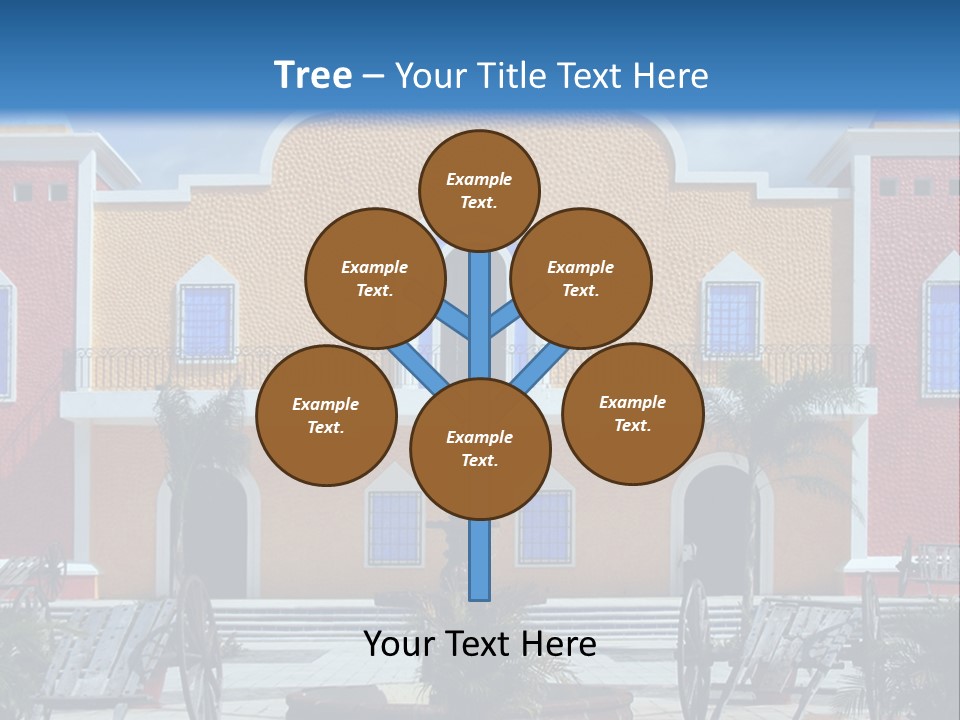 La Hacienda, Mayan Riviera. PowerPoint Template