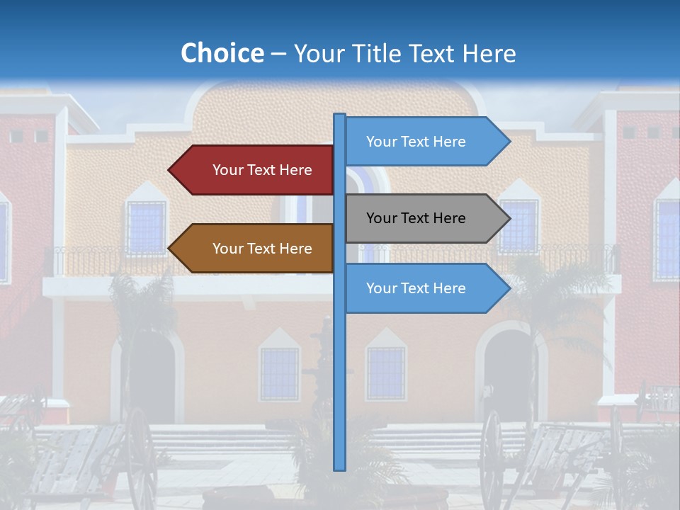 La Hacienda, Mayan Riviera. PowerPoint Template