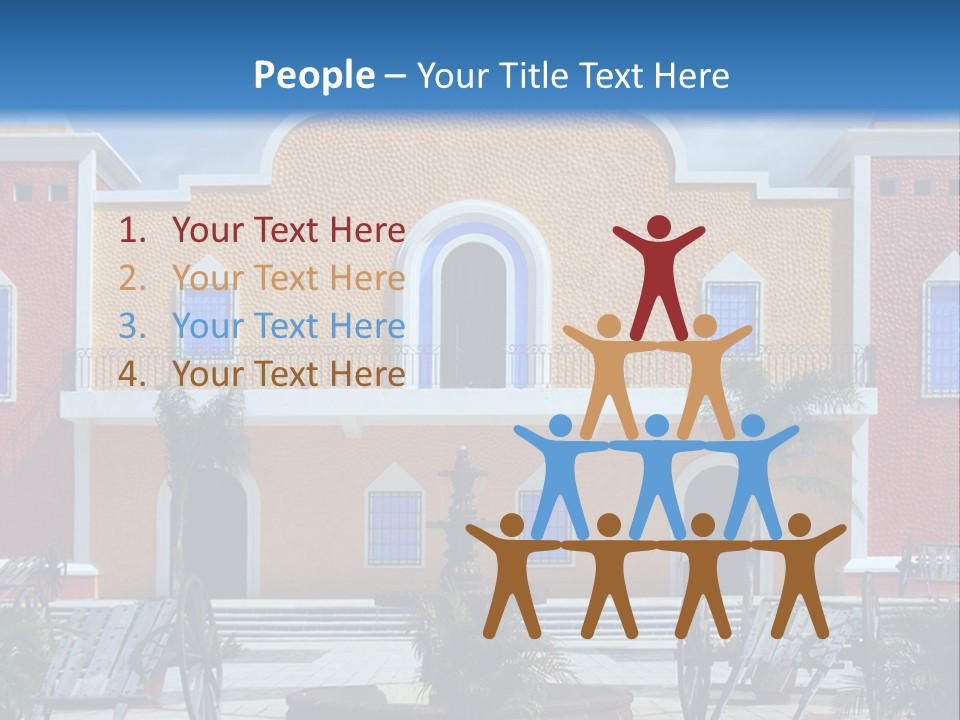 La Hacienda, Mayan Riviera. PowerPoint Template