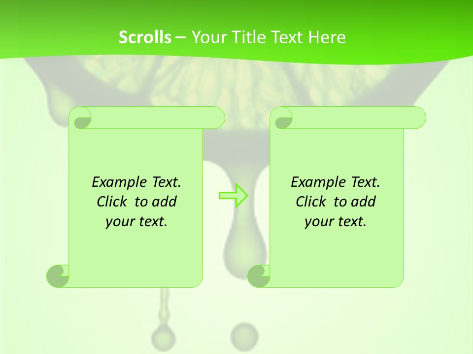 Drops Of Juice Falling Of The Succulent Lemon. A Strong Light Behind The Lemon Gives The Dark Aspect. PowerPoint Template