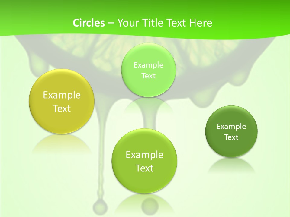 Drops Of Juice Falling Of The Succulent Lemon. A Strong Light Behind The Lemon Gives The Dark Aspect. PowerPoint Template