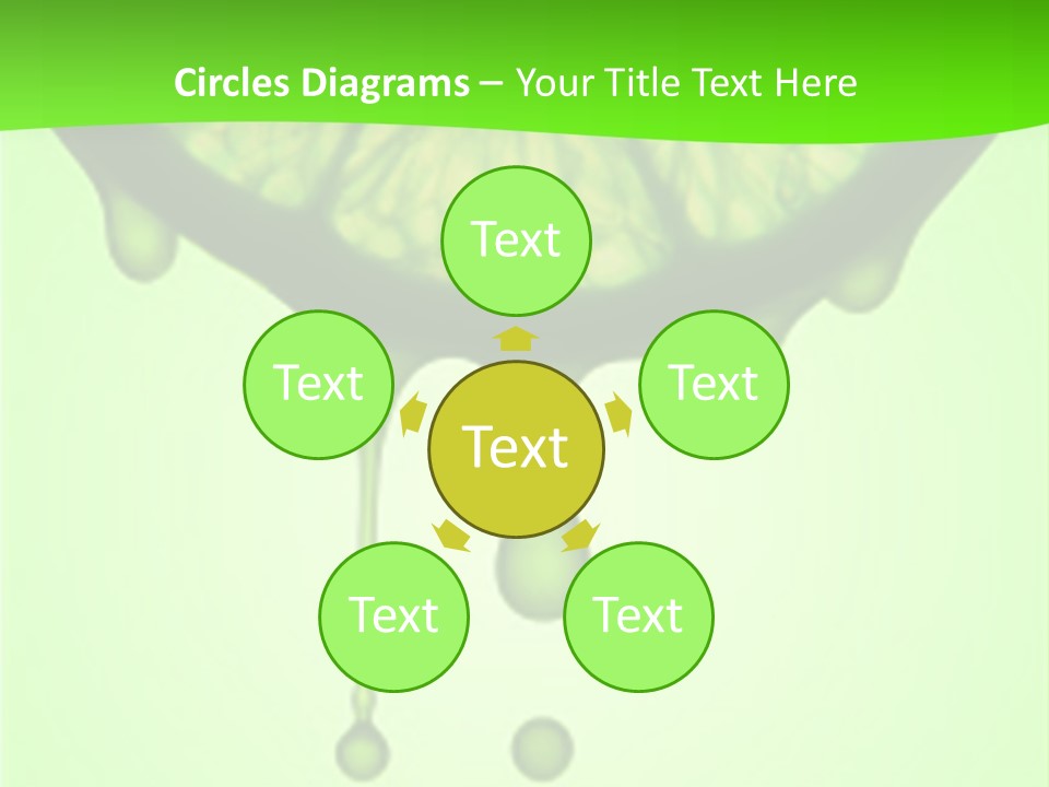 Drops Of Juice Falling Of The Succulent Lemon. A Strong Light Behind The Lemon Gives The Dark Aspect. PowerPoint Template