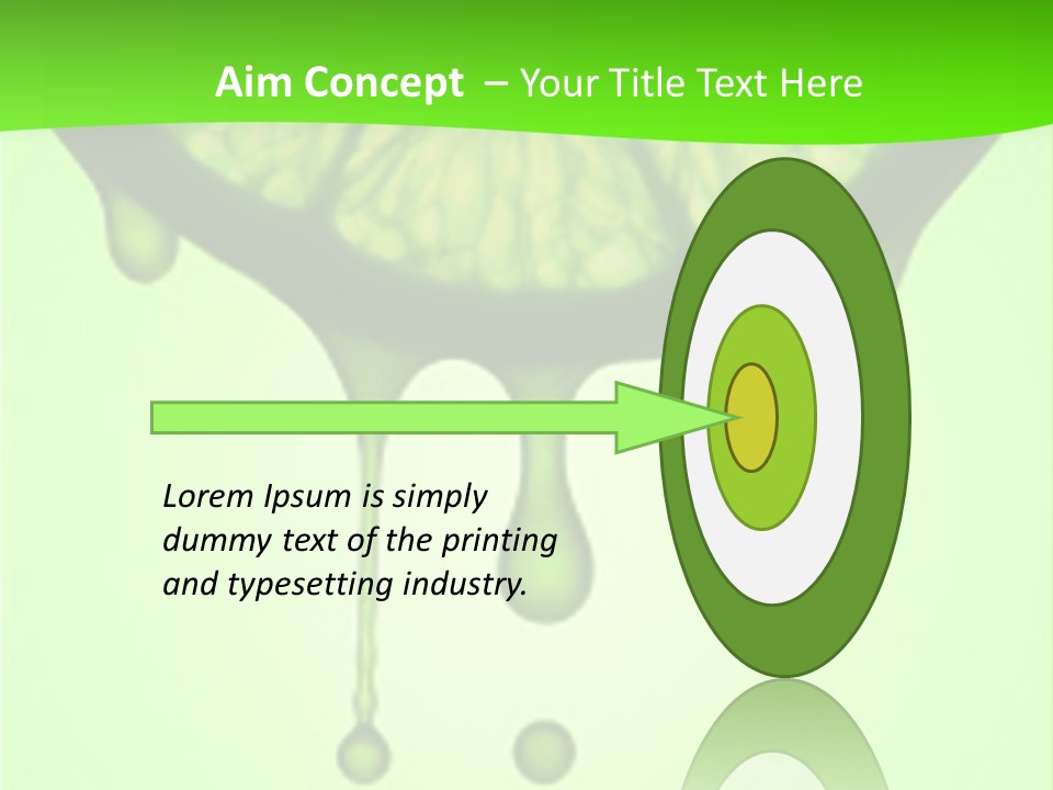 Drops Of Juice Falling Of The Succulent Lemon. A Strong Light Behind The Lemon Gives The Dark Aspect. PowerPoint Template