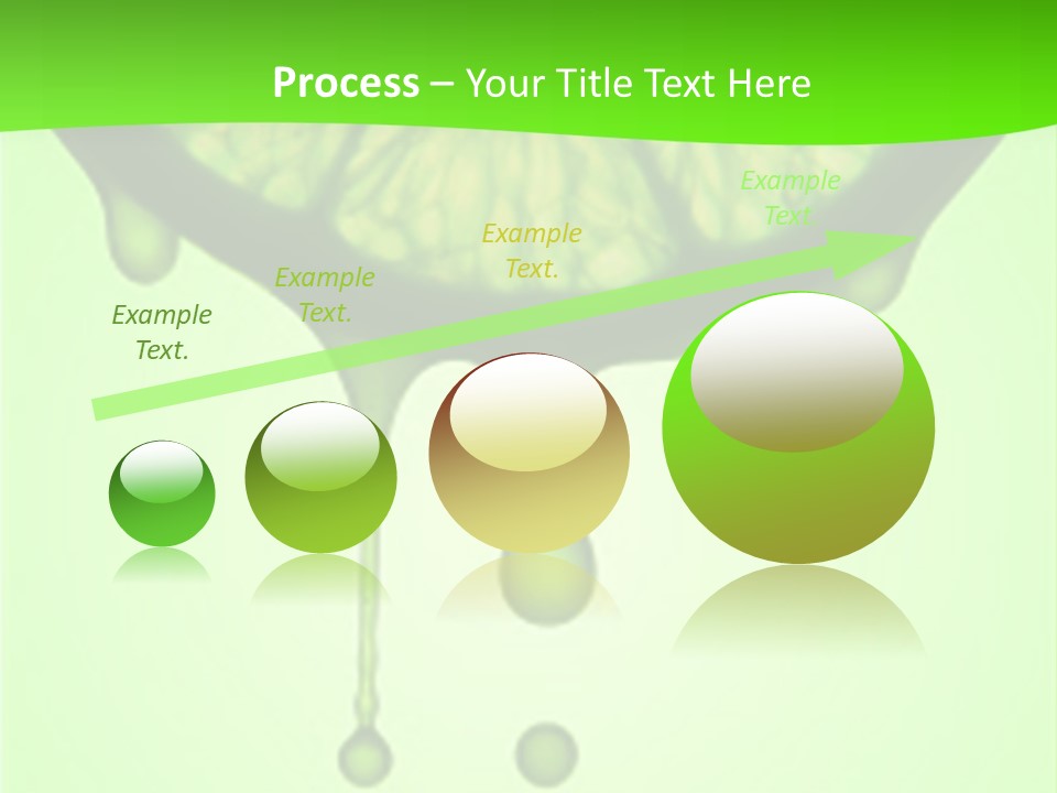 Drops Of Juice Falling Of The Succulent Lemon. A Strong Light Behind The Lemon Gives The Dark Aspect. PowerPoint Template