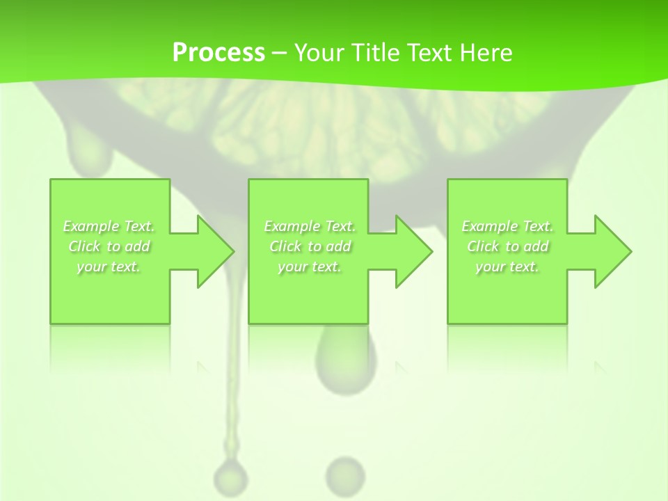 Drops Of Juice Falling Of The Succulent Lemon. A Strong Light Behind The Lemon Gives The Dark Aspect. PowerPoint Template