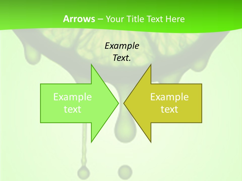 Drops Of Juice Falling Of The Succulent Lemon. A Strong Light Behind The Lemon Gives The Dark Aspect. PowerPoint Template
