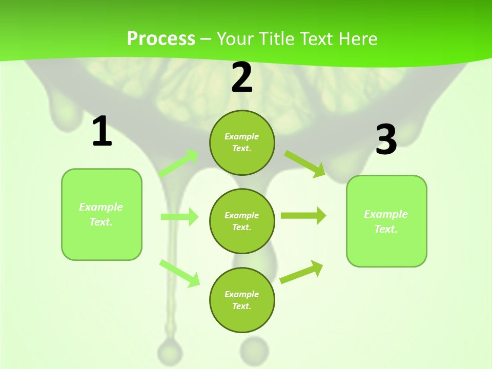 Drops Of Juice Falling Of The Succulent Lemon. A Strong Light Behind The Lemon Gives The Dark Aspect. PowerPoint Template