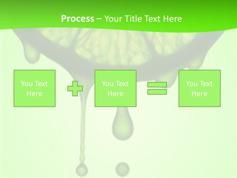 Drops Of Juice Falling Of The Succulent Lemon. A Strong Light Behind The Lemon Gives The Dark Aspect. PowerPoint Template