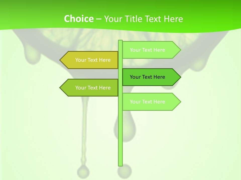 Drops Of Juice Falling Of The Succulent Lemon. A Strong Light Behind The Lemon Gives The Dark Aspect. PowerPoint Template
