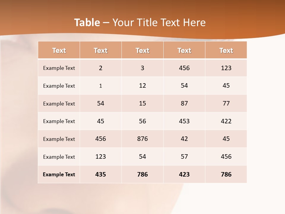 A Woman's Eyes With A Brown Background PowerPoint Template