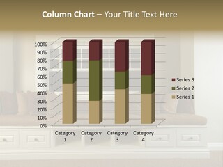 Custom Built In Bench With Window Details Mansion Residence PowerPoint Template