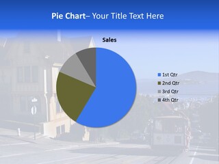 Houses At San Francisco, Usa PowerPoint Template