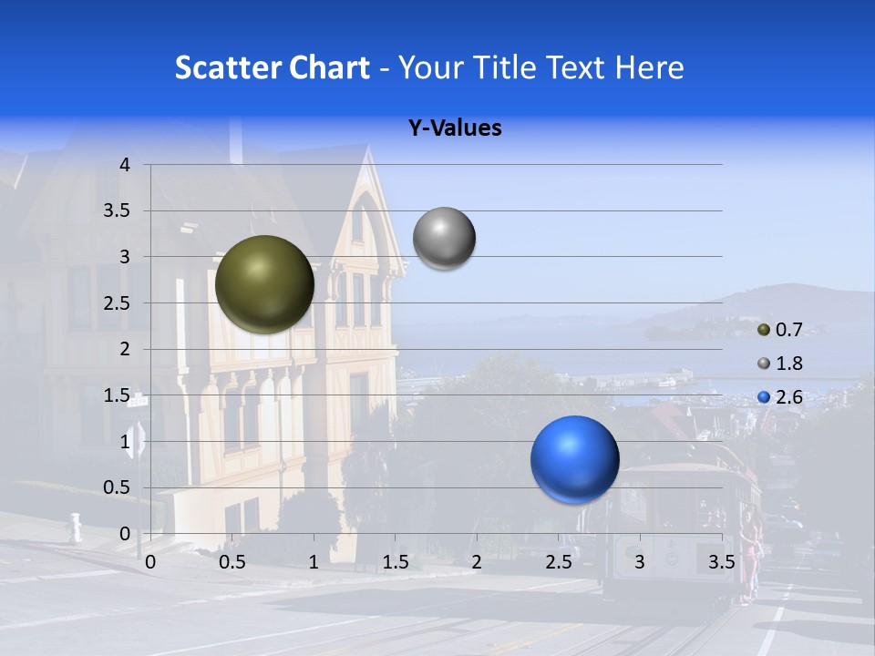 Houses At San Francisco, Usa PowerPoint Template