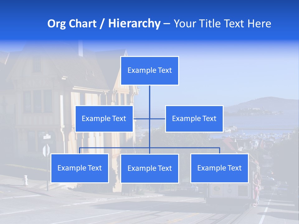 Houses At San Francisco, Usa PowerPoint Template