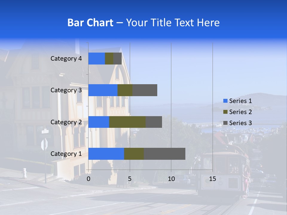 Houses At San Francisco, Usa PowerPoint Template