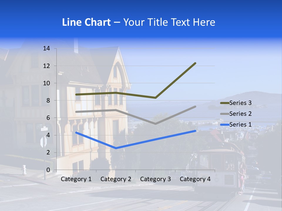 Houses At San Francisco, Usa PowerPoint Template