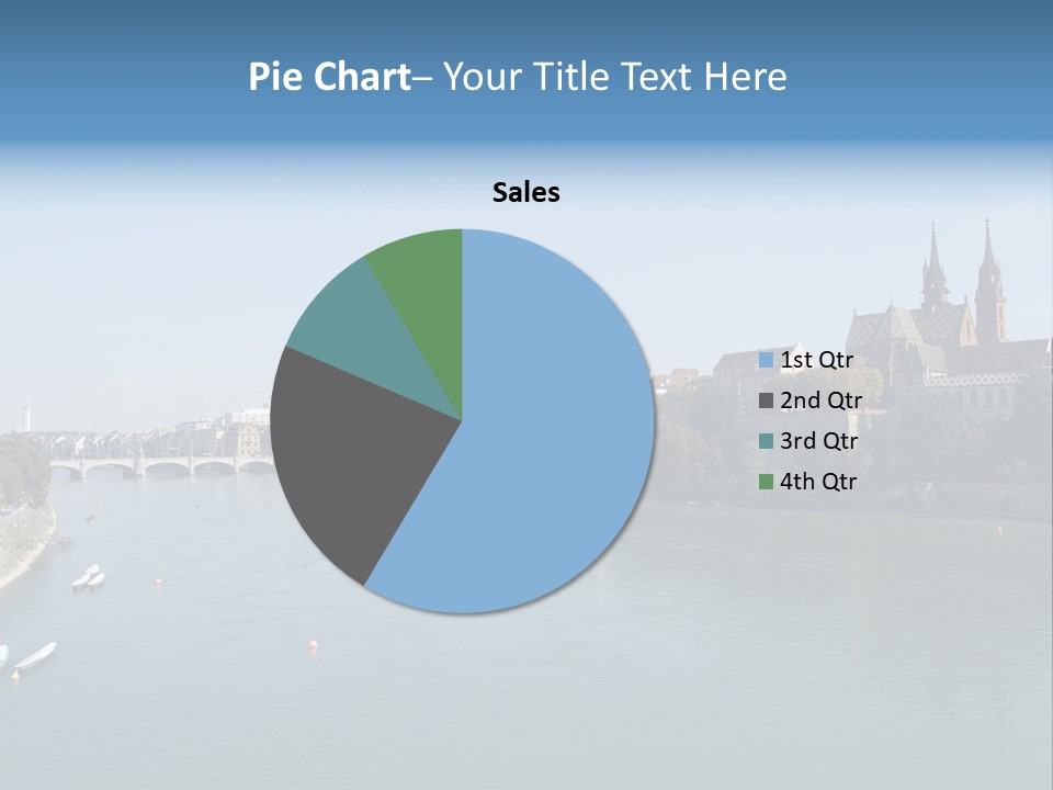 A River With A Bridge And Buildings In The Background PowerPoint Template