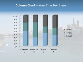 A River With A Bridge And Buildings In The Background PowerPoint Template