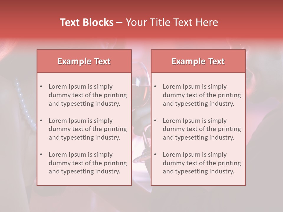 Young Couple Sharing A Glass Of Red Wine In Restaurant, Celebrating Or On Romantic Date PowerPoint Template