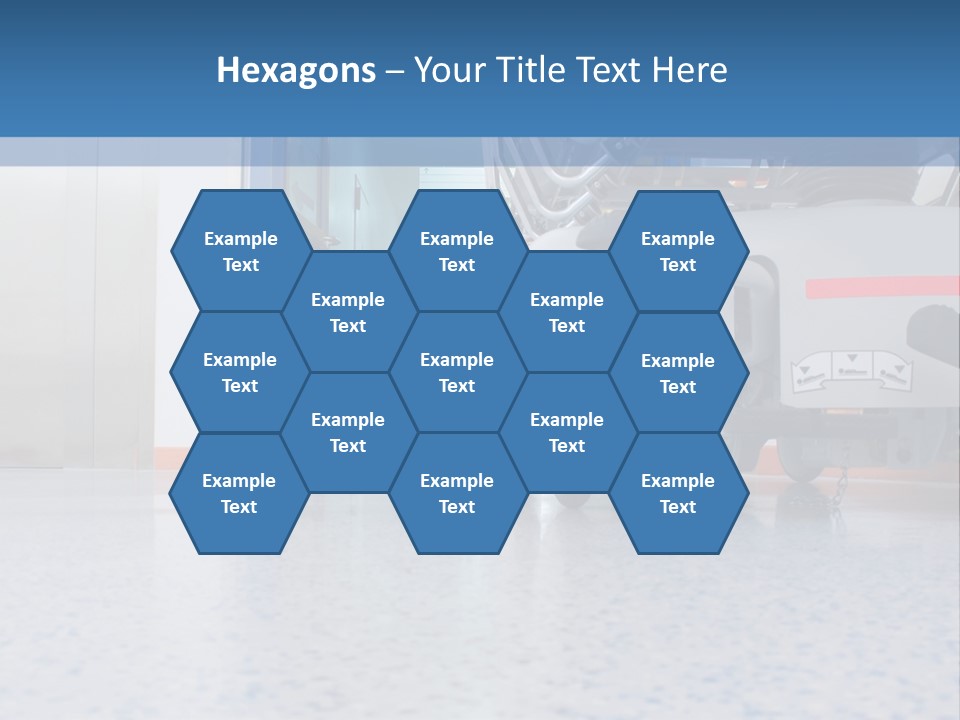 Sickbed In Corridor PowerPoint Template