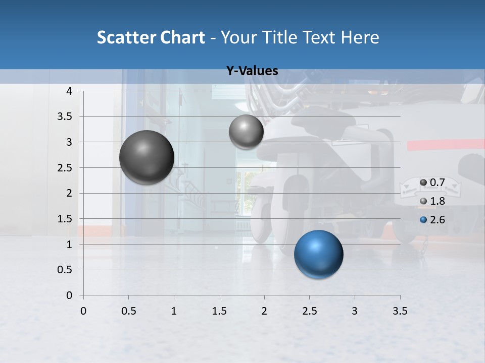 Sickbed In Corridor PowerPoint Template