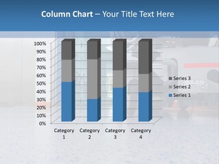 Sickbed In Corridor PowerPoint Template