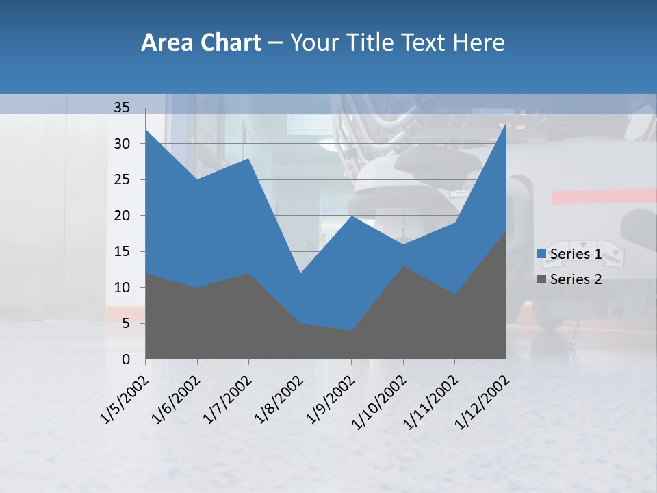 Sickbed In Corridor PowerPoint Template