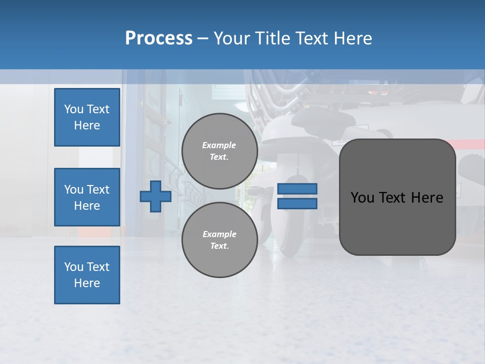 Sickbed In Corridor PowerPoint Template