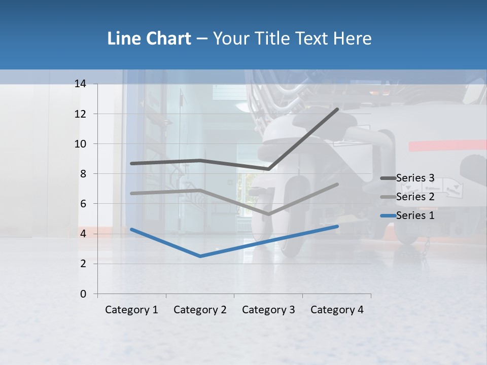 Sickbed In Corridor PowerPoint Template