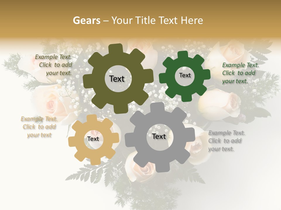 Woman With Severe Migraine Headache Holding Hands To Head PowerPoint Template