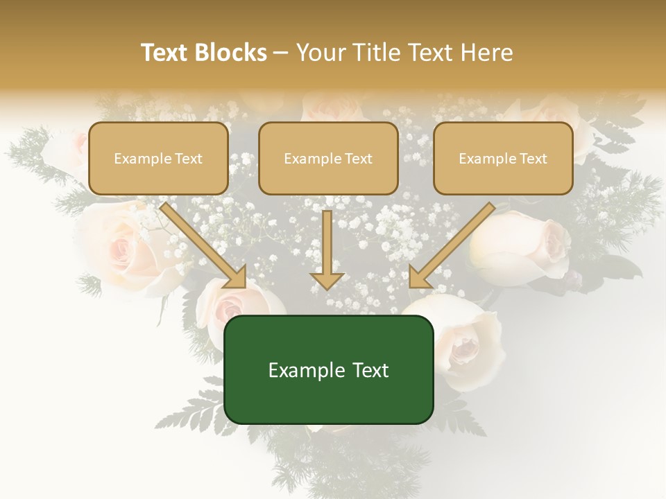 Woman With Severe Migraine Headache Holding Hands To Head PowerPoint Template