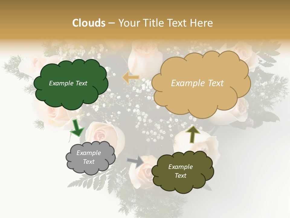 Woman With Severe Migraine Headache Holding Hands To Head PowerPoint Template