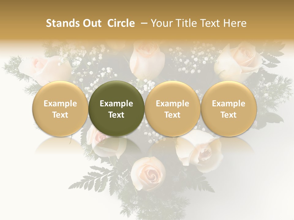 Woman With Severe Migraine Headache Holding Hands To Head PowerPoint Template