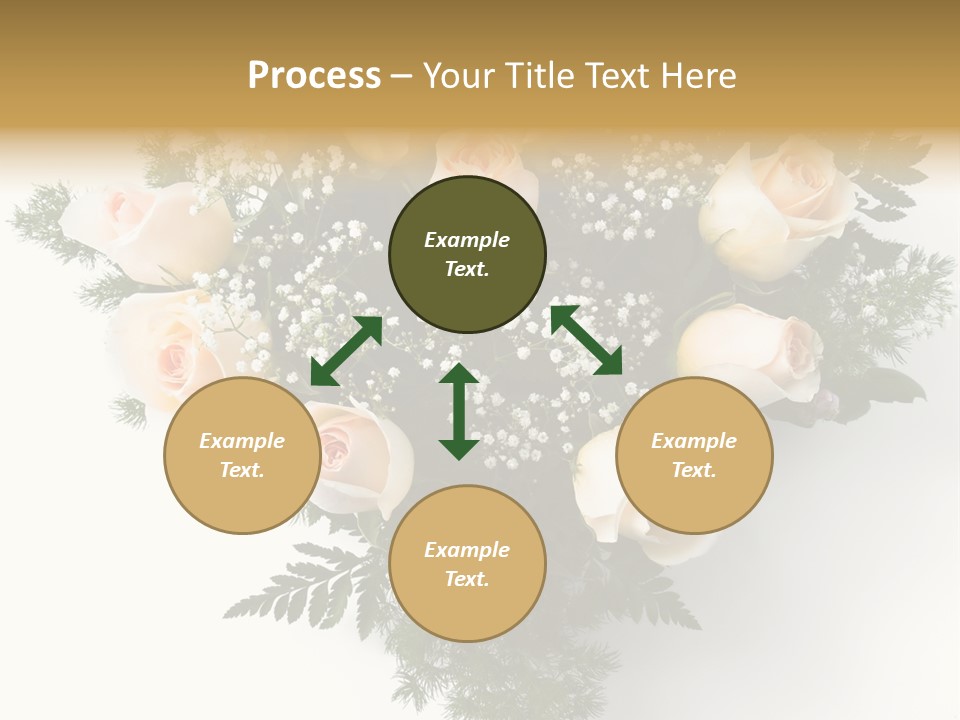 Woman With Severe Migraine Headache Holding Hands To Head PowerPoint Template