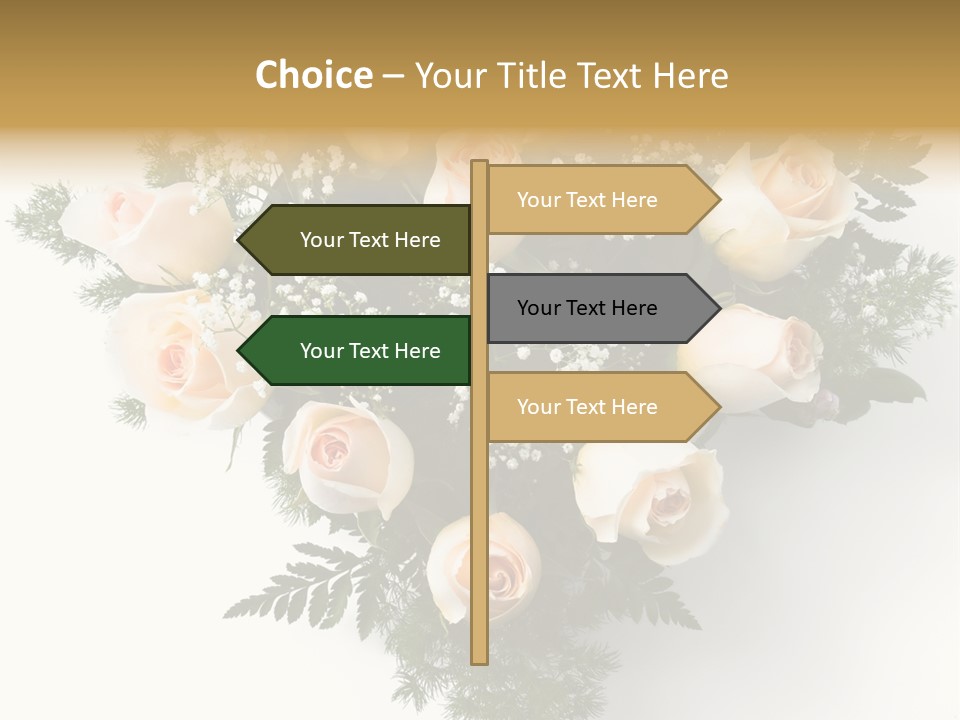 Woman With Severe Migraine Headache Holding Hands To Head PowerPoint Template
